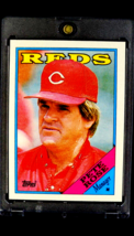 1988 Topps #475 Pete Rose Cincinnati Reds Manager Baseball Card - £1.20 GBP