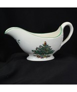 Spode Christmas Tree Gravy Boat England Xmas - $19.59