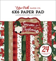 Echo Park Double-Sided Paper Pad 6&quot;X6&quot; 24/Pkg-Gnom - $14.72