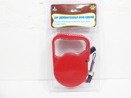 Retractable Dog Leashes 10&#39; Small Medium Pet Dogs Up to 12 lbs Red Leash w Lock - £5.67 GBP
