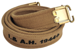 WWII British Army Martini Canvas Lee Enfield Sling Khaki Color - £15.25 GBP