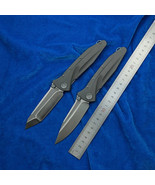 Delta Folding Knife D2 Blade Titanium Alloy Handle Outdoor Camping Survi... - $1,853.28 MXN