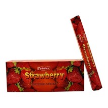 Tridev Incense Sticks Strawberry Fragrance Masala Agarbatti Meditation 120 Stick - £14.54 GBP