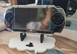 Sony PlayStation PSP Display Stand Cloud Wall Mount Desk Holder For 1000... - $13.71