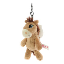 NICI Horse Moonlight Brown Stuffed Animal Plush Beanbag Key Chain 4 inches - £8.81 GBP