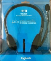 Logitech - H111 - Headphones with Boom Microphone - £19.87 GBP