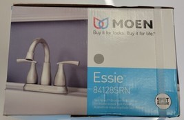 Moen Essie 84128SRN Two-Handle Centerset Faucet - Brushed Nickel - £50.45 GBP