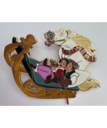 Disney Rapunzel Flynn Rider Maximus Pascal Fantasy Tangled Sleigh Pin LE75 - €42,45 EUR