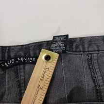 Larry Levine Stretch RN103715 Women's 12 (31×26) Black Cotton Blend A-Line Skirt image 4