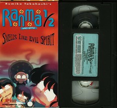 RANMA 1/2 SMELLS LIKE EVIL SPIRIT VHS VIZ VIDEO TESTED - $9.95