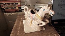 Heritage Mint collectable merry go round horse teapot - £30.68 GBP