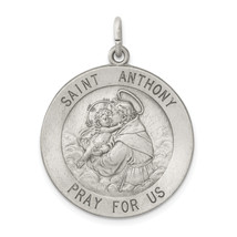 Silver Antiqued Saint Anthony Medal QC3581 - £58.80 GBP