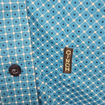 Cinch Mens Teal Long Sleeve Western Show Shirt Size Medium Pre-Loved+ image 5