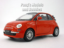 4.25 inch 2010 Fiat 500C (500) 1/32 Scale Diecast Model by Welly - RED - £13.24 GBP