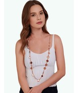 Women Necklace E8 Women Rose Gold Tone Chain Necklace - $17.28 CAD
