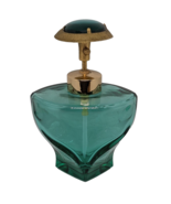 Aqua Green Glass Gold Tone Gem Top West Germany Made Perfume Atomizer Bo... - $67.84 CAD