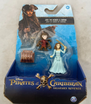 Disney Pirates of the Caribbean Salazar&#39;s Revenge Jack The Monkey &amp; Carina NEW - £18.54 GBP