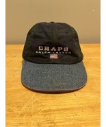 Vintage Chaps RL Ralph Lauren Denim Bill Navy Plaid Strap Back Hat Cap - $54.14 CAD