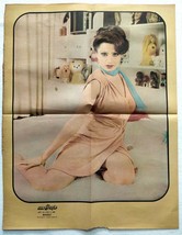 Bollywood Actor BINDU Vintage Old Pin Up Original Poster Page 56 x 44 cm... - $12.99