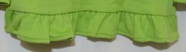 Blanks Boutique Lime Green Girls  Long Sleeve Cotton Ruffle Shirt Size 18M image 4