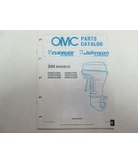 1990 OMC Johnson Evinrude Outboards 300 Models Parts Catalog Manual 4329... - $20.30 CAD