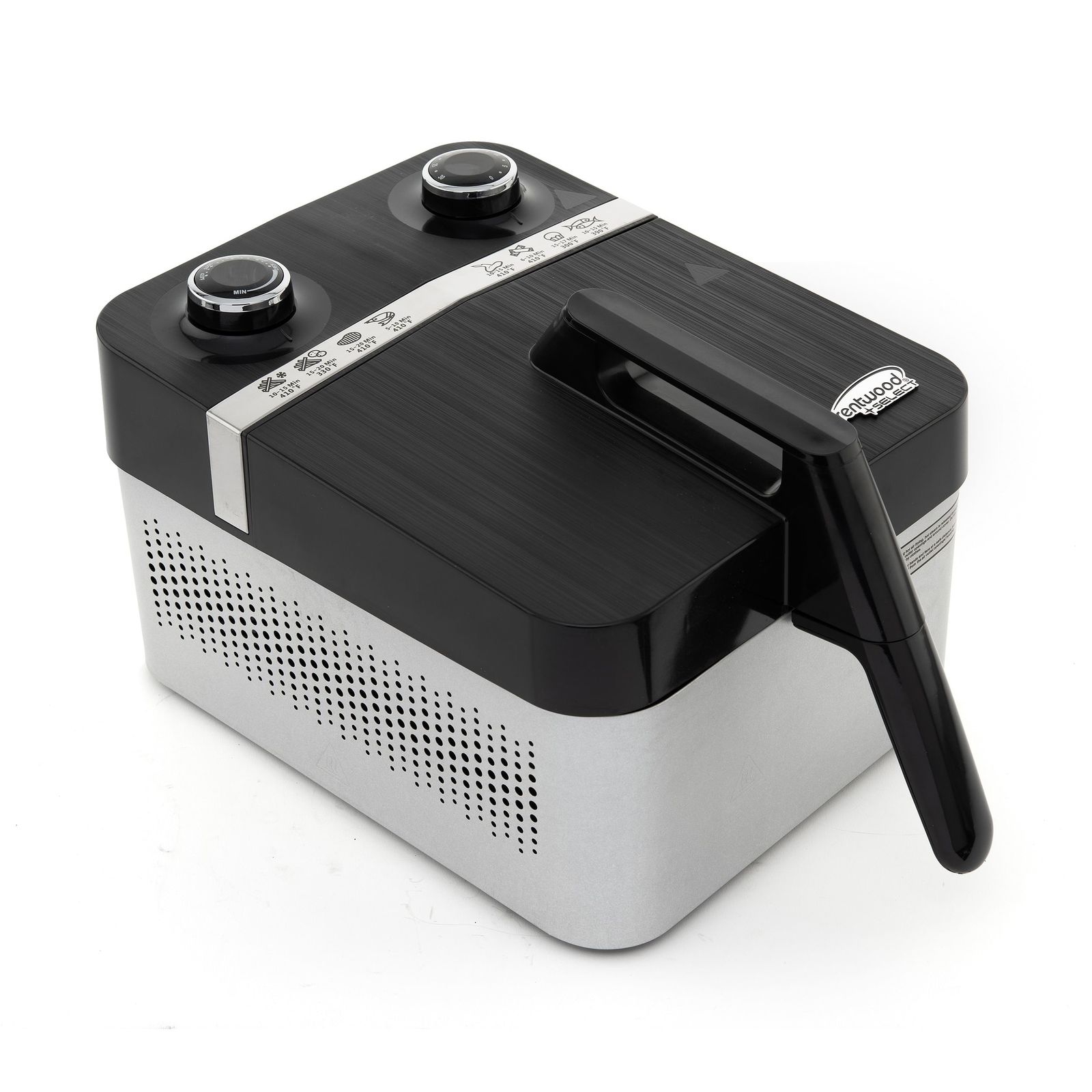 Brentwood Select 3.4 Quart Rapid Electric Air Fryer in Stainless Steel - £96.38 GBP