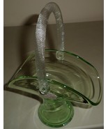 VAL SAINT LAMBERT &quot;BRIDE&#39;S BASKET&quot; BELGIUM. RARE, FLAWLESS CRYSTAL 9.5&quot;-... - $64.00