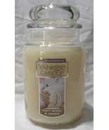 Yankee Candle Large Jar Candle 110-150 hrs 22 oz SOFT WOOL &amp; AMBER - $73.59 CAD
