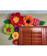 Large Paper Flowers, Fiesta Flowers Party, Photo Wall Backdrop, Quinceanera - £30.88 GBP