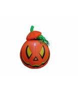 USED Halloween Inflatable Pumpkin Jack-O-Lanterns with Spider Garden Dec... - £27.49 GBP