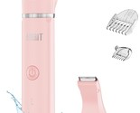 Women&#39;S Portable Ladies Shaver With 2 Trimmer Heads, Ipx7 Waterproof Ele... - £29.86 GBP