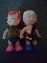Vintage Flintstones Pebbles and Bam Bam Rare Knickerbocker Mini Dolls No Box - £155.87 GBP