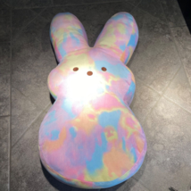 Large 24” Peep Pastel Rainbow Plush Marshmallow Bunny Rabbit Easter - £16.02 GBP