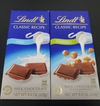 12 Bars Lindt Classic Recipe Hazelnut Milk Candy Bar Chocolate 4.4oz BULK - $32.99