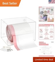 Clear Acrylic Trash Bag Dispenser - Organize 110 Bags Under Sink or Wall... - $37.50