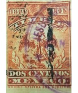 Mexico 1894-1895 Renta Interior 2 Centavos Stamp  - $36.91 MXN