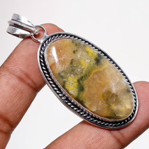 Bumble Bee Jasper Gemstone Handmade Ethnic Gifted Pendant Jewelry 2.30&quot; SA 9612 - £5.01 GBP