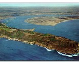 Aerial View Point Loma California CA UNP Chrome Postcard D21 - $2.92
