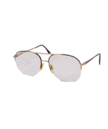 Vintage 80s Streetwear Tortoise Shell Half Rim Aviator Dad Glasses Eyewe... - $94.06 CAD