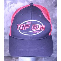 Play Top Gun-USA Sports Pink/Black Hat Ball Cap Adjustable Mesh Back - $9.50