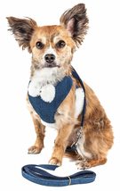 Pet Life ® Luxe Collection Pom Draper 2-in-1 Dog Harness and Leash with Pom-Pom  - £18.00 GBP+