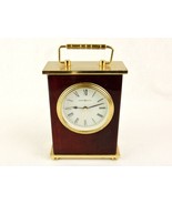Howard Miller Rosewood Bracket Tabletop Clock, Model #613528, Brass Fram... - $68.55