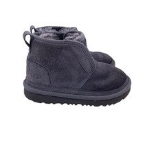 UGG Neumel EZ Chukka Bootie Shoes Gray Wool Lined Comfort Toddler Size 11 - £47.58 GBP