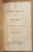 Antique Children Of The Bible Example Warning American Tract Society Engravings - £33.11 GBP