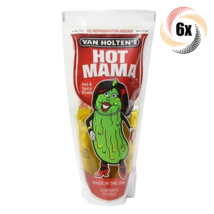 6x Pouches Van Holten&#39;s Hot Mama Hot &amp; Spicy Flavor Pickle In-A Pouch | 9oz - $27.77 CAD