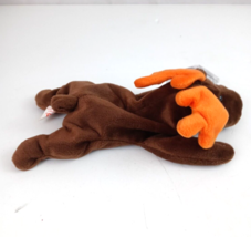 Vintage 1993 Ty Beanie Babies Chocolate 8.5&quot; Bean Bag Plush With Tags - £15.25 GBP
