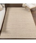 nuLOOM 2&#39;6&quot; x 8&#39; Rigo Jute Hand Woven Area Rug, Natural, Solid Farmhouse... - $69.29