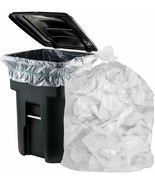 250 ct 33 Gallon Clear Kitchen Bathroom Trash Bag Garbage Can Liners 0.5mil - £73.57 GBP
