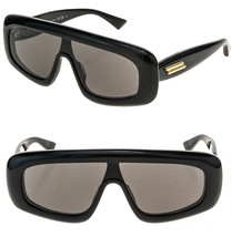 BOTTEGA VENETA 1281 MITRE BV1281S Black Unisex Bold Mask Ribbon Sunglass... - $10,338.15 MXN