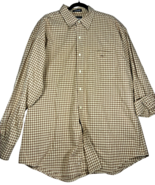 Resistol Rodeo Gear Men&#39;s Long Sleeve Button Up Shirt Beige Than Khaki S... - $34.15